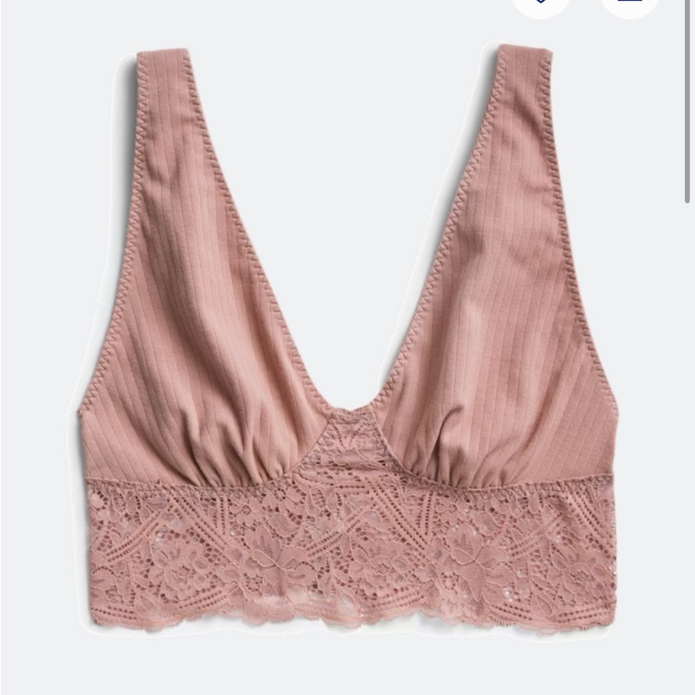 Free People Intimately Teagan Bralette – Taupe, Size M/L